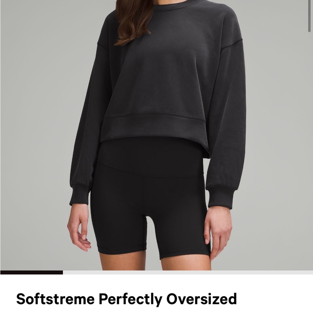 lululemon athletica Softstreme Perfectly Oversized Cropped Crew